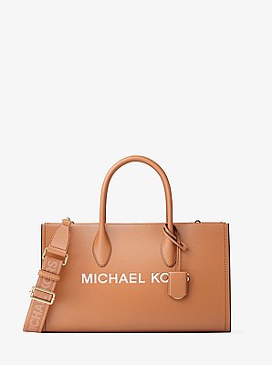 Mirella Medium Pebbled Leather Satchel