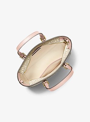 Crossbodytas Quinn met kenmerkend logo, aanpasbaar en klein