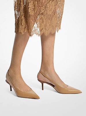 Emma Leather Slingback Pump