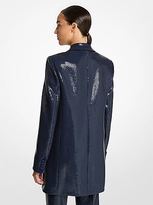 Sequined Boyfriend Blazer