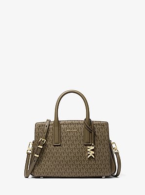 Laila Small Signature Logo Satchel