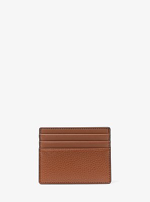 Cooper Pebbled Leather Tall Card Case