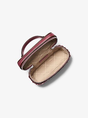 Vivi Small Matelass&eacute; Burnished Vanity Crossbody Bag