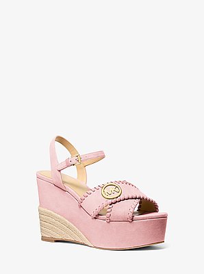 Hannah Suede Platform Sandal