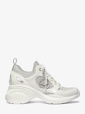 Sneaker Zuma in mesh con inserti metallizzati