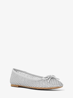 Savannah Embellished Mesh Ballet Flat