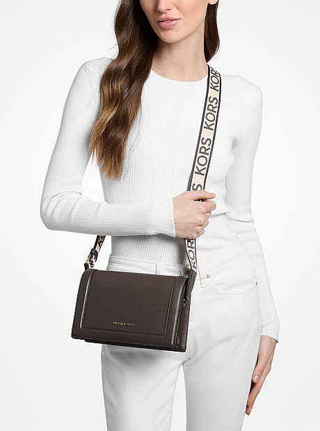 Jet Set Large Saffiano Leather Crossbody Bag