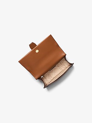 Greenwich Small Color-Block Signature Logo Crossbody Bag