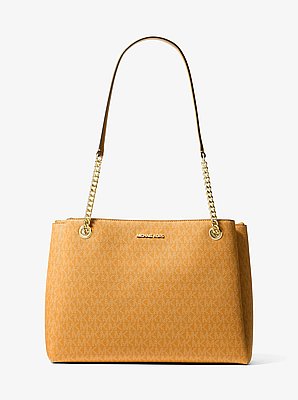 Soho Medium Signature Logo Tote Bag