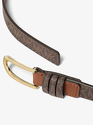 Signature Logo Skinny Belt