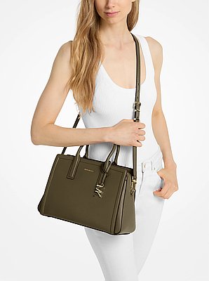 Bolso satchel Laila mediano de piel