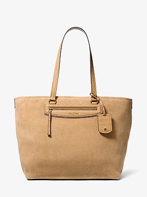 Borsa tote Jet Set Travel extra-large in pelle scamosciata
