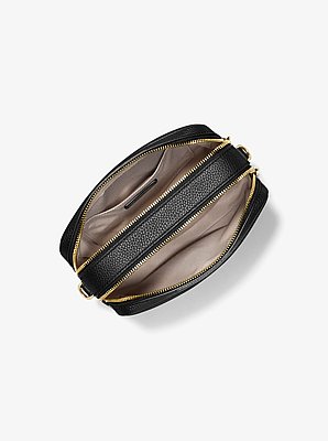 Bryant Medium Pebbled Leather Camera Crossbody Bag