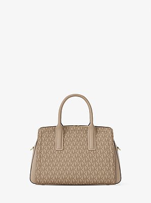 Laila Small Signature Logo Satchel