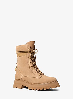Caleb Suede Combat Boot