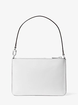 Jet Set Large Leather Convertible Zip Wristlet