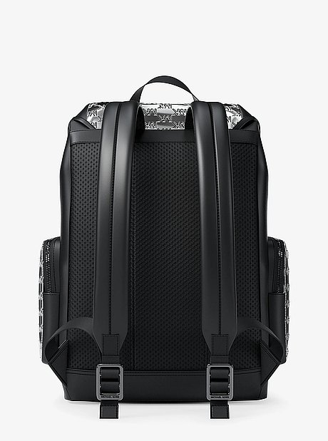 Sac &agrave; dos Cooper de taille moyenne &agrave; logo m&eacute;tallis&eacute; et grav&eacute;