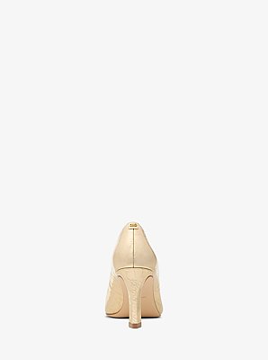 Darrah Crackled Metallic Leather Pump