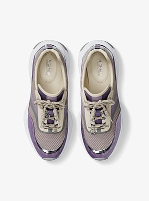 Kaia Mixed-Media Trainer
