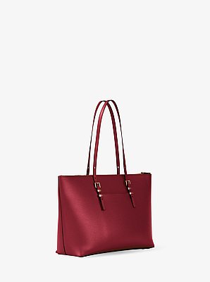 Bolso tote Quinn grande de piel granulada