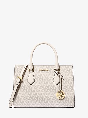 Bolso satchel Sheila mediano con logotipo