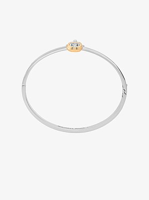 Pav&eacute; Lock Bangle