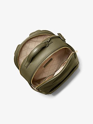 Sac &agrave; dos Sable de taille moyenne en cuir grain&eacute;