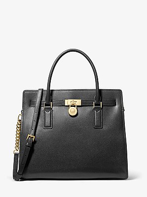 Hamilton Moderne Large Leather Satchel