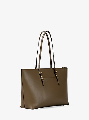 Quinn Large Pebbled Leather Tote Bag