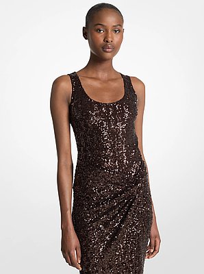 Sequined Stretch Bodysuit