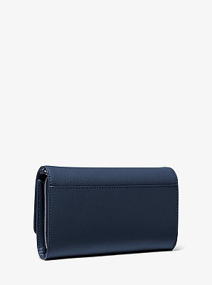 Bolso cruzado Jet Set grande de cuero