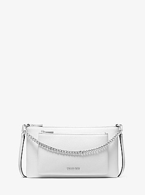 Jet Set Medium Pebbled Leather Convertible Crossbody Bag