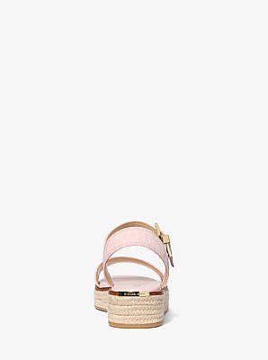 Richie Signature Logo Platform Espadrille Sandal