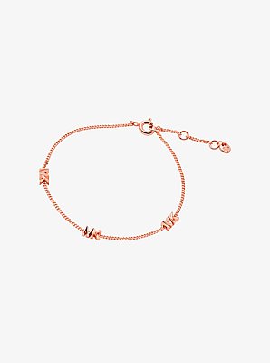 Armband mit Logo aus Sterlingsilber mit Edelmetallbeschichtung