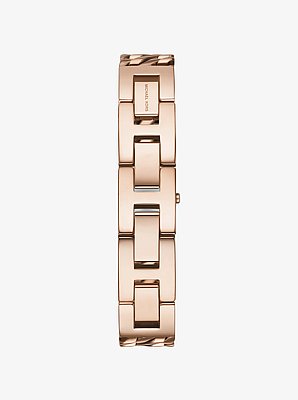 Mini Darrington Rose Gold-Tone Chain-Link Watch