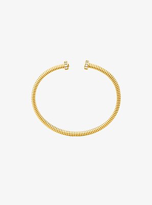 Bracelet-manchette Ribbon Flex &agrave; pav&eacute;