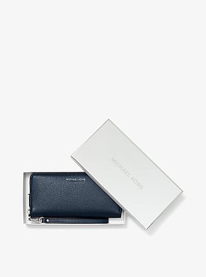 Bolso de pulsera continental Jet Set de piel granulada