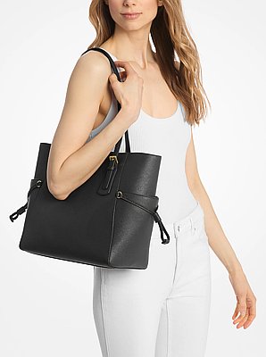 Voyager Large Saffiano Leather Tote Bag