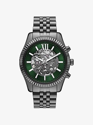 Oversized Lexington Gunmetal Watch