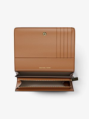 Portofel Jet Set mare cu logo distinctiv
