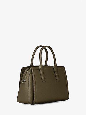 Bolso satchel Laila mediano de piel