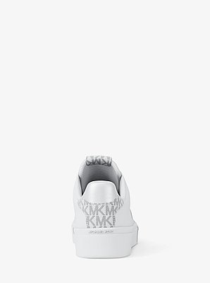 Sneaker Dane in pelle con stampa logo