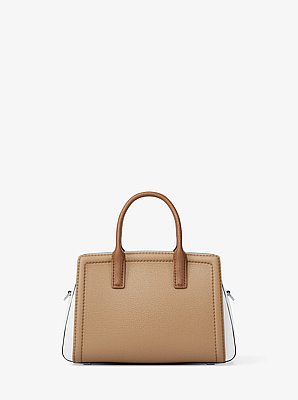Laila Extra-Small Color-Block Leather Crossbody Bag