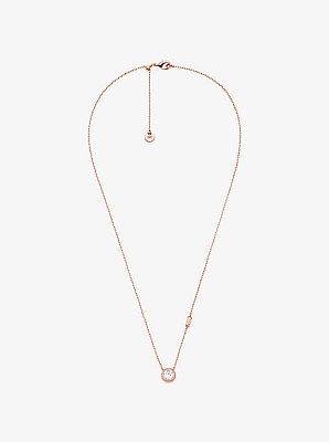 Collar con colgante de piedra redonda