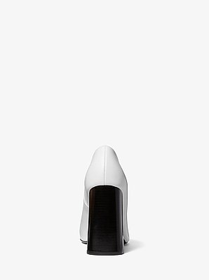 Sofia High Throat Leather Pump