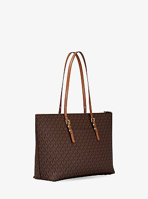 Borsa tote Quinn grande con logo