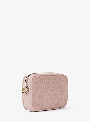 Jet Set Small Signature Logo Camera Crossbody Bag