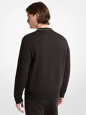 Pullover in misto cotone con logo