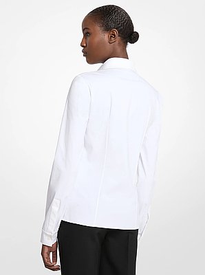 Hansen Stretch Cotton Poplin Shirt