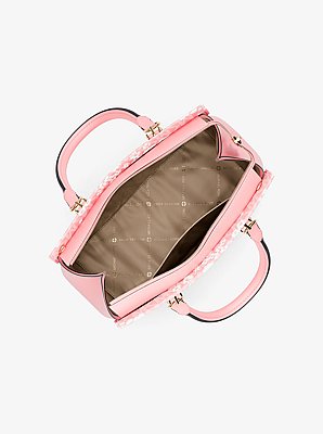 Bolso satchel Marilyn mediano con estampado de nuestro logotipo exclusivo in CLAVEL | Michael Kors image number 1